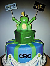 Jeff Hill - FROGBOX's cake